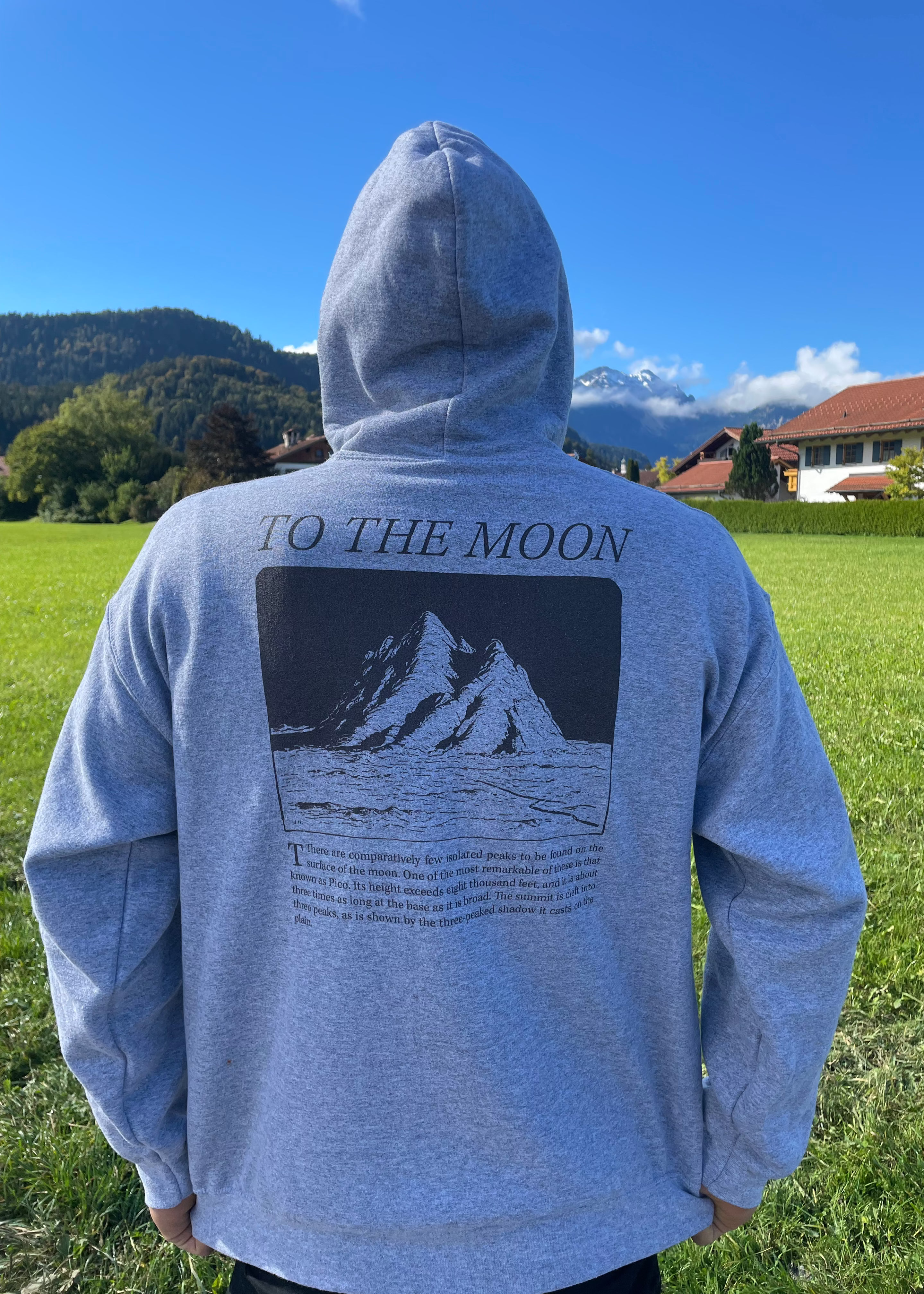 Leichter Unisex-Hoodie Moon