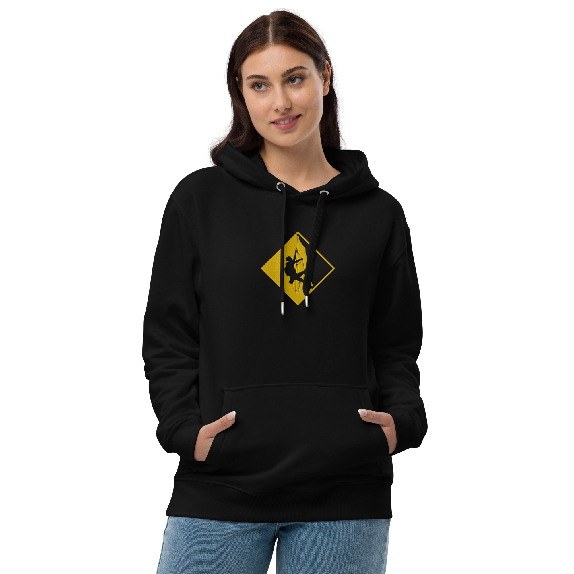 Bio Hoodie Climber bestickt