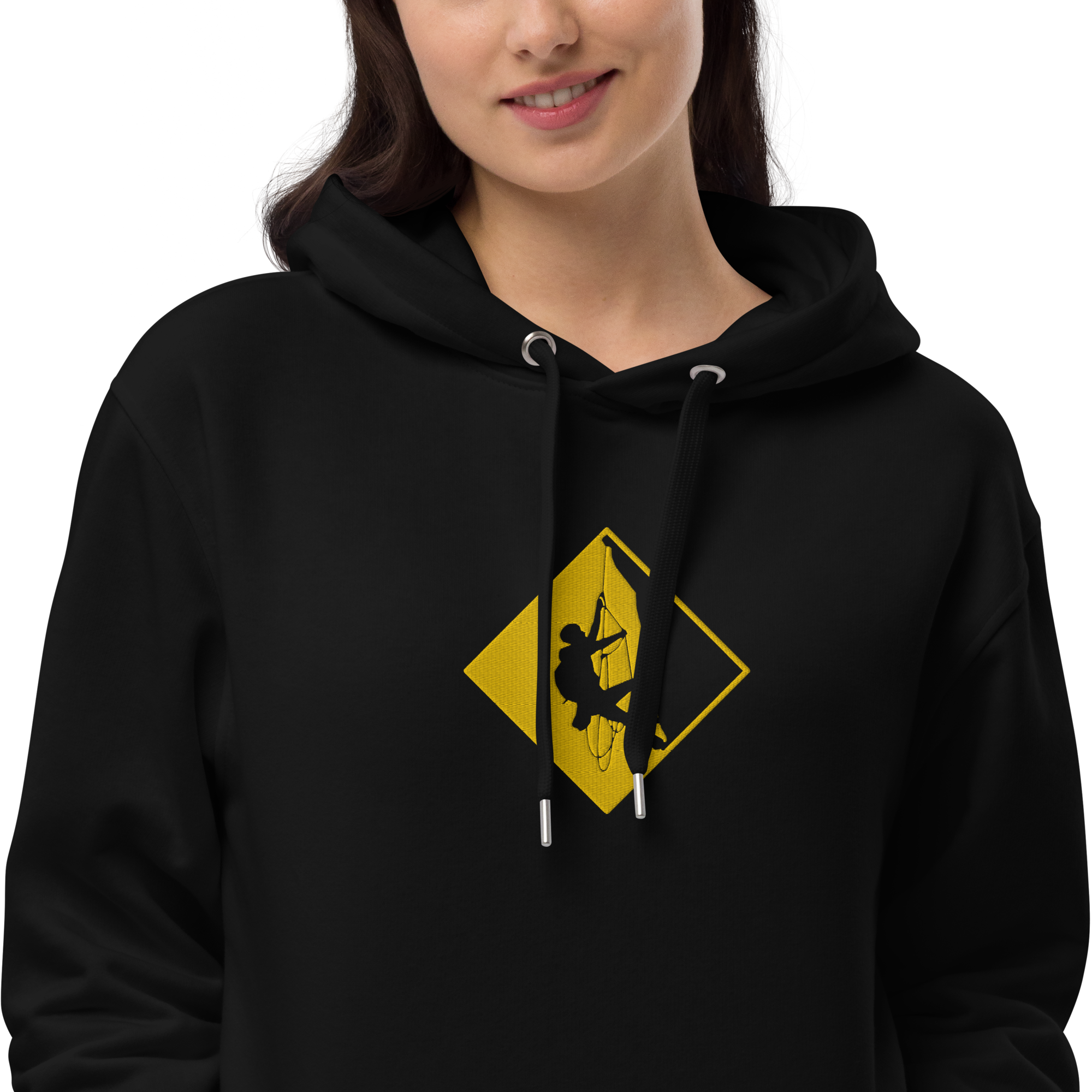 Bio Hoodie Climber bestickt