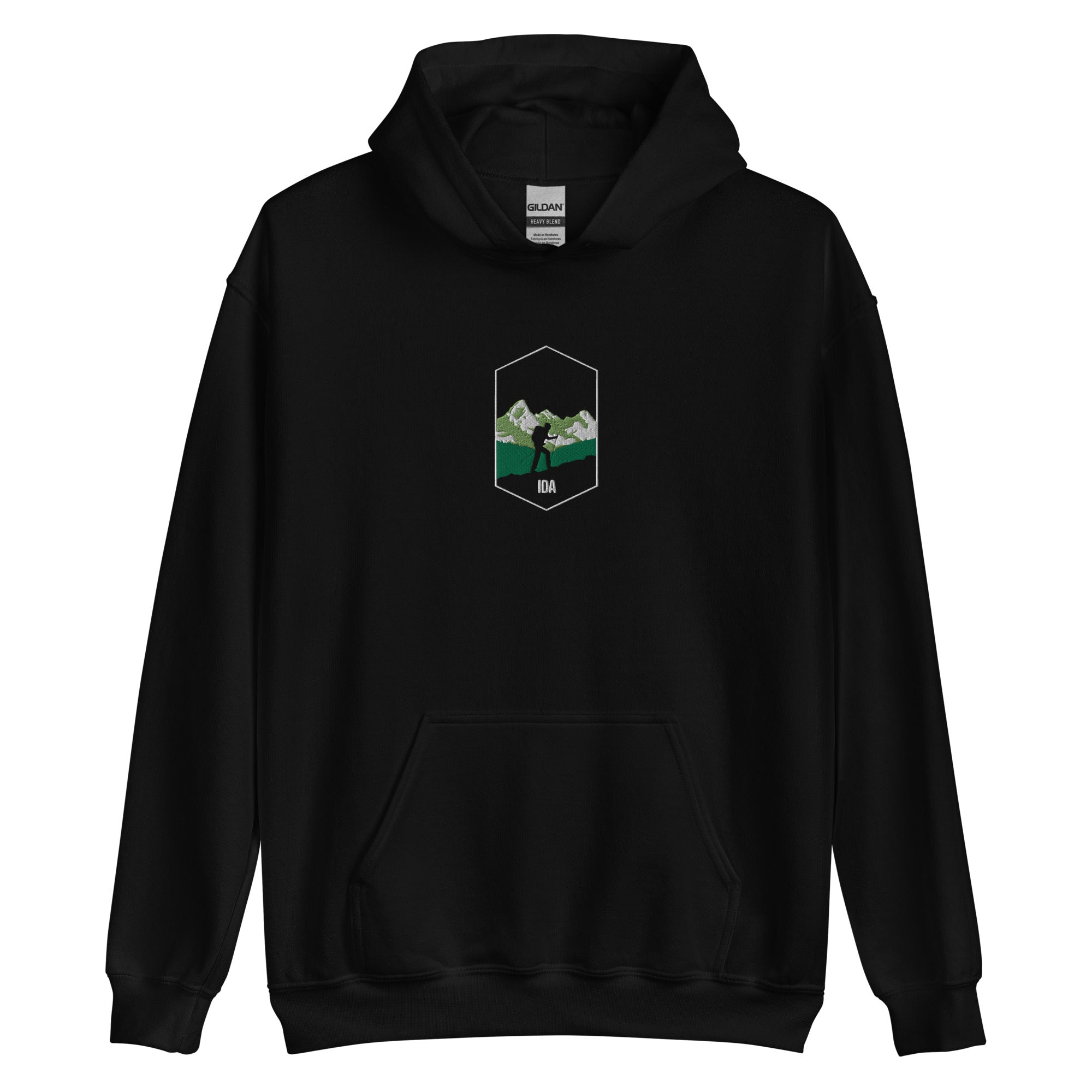 Unisex-Hoodie explorer bestickt