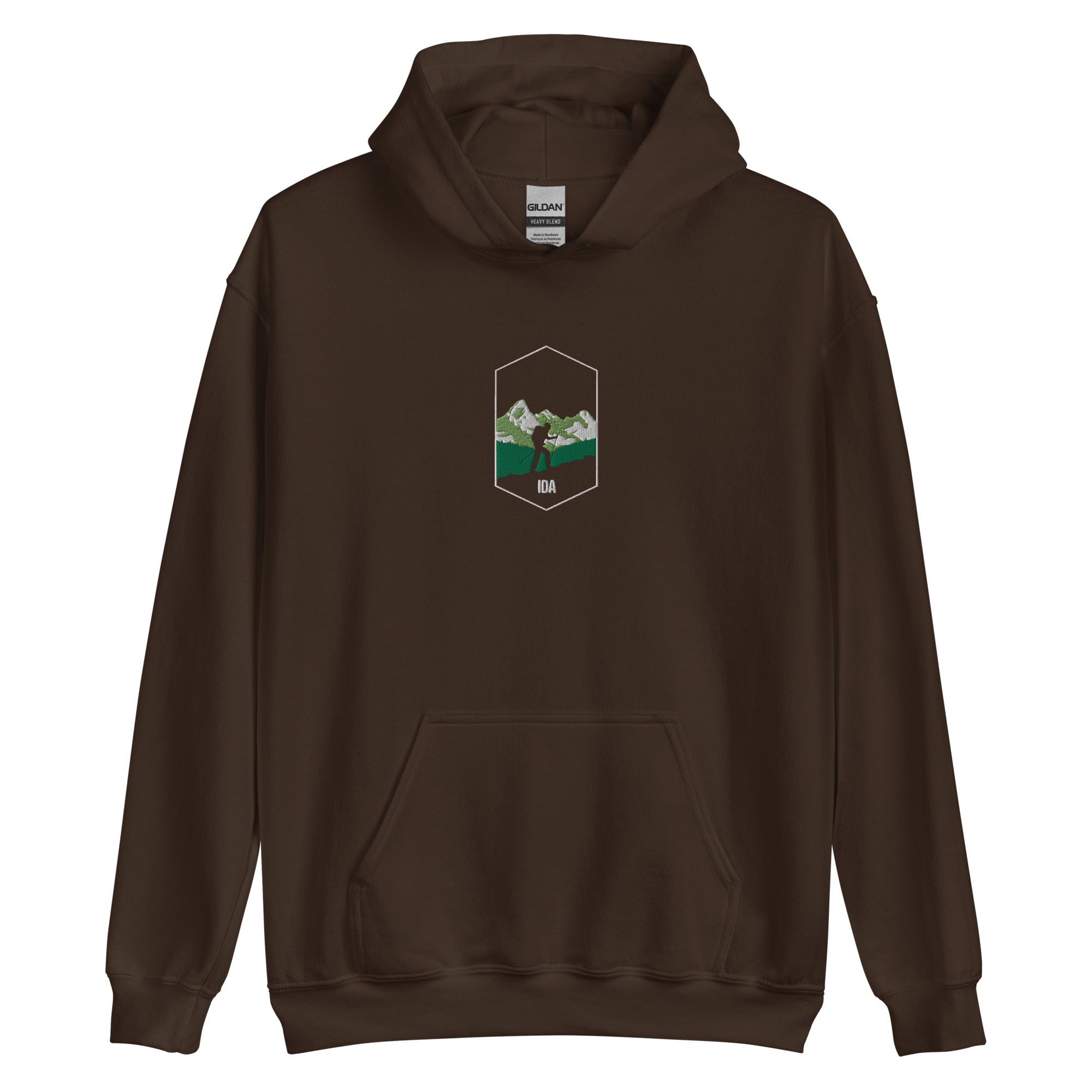 Unisex-Hoodie explorer bestickt