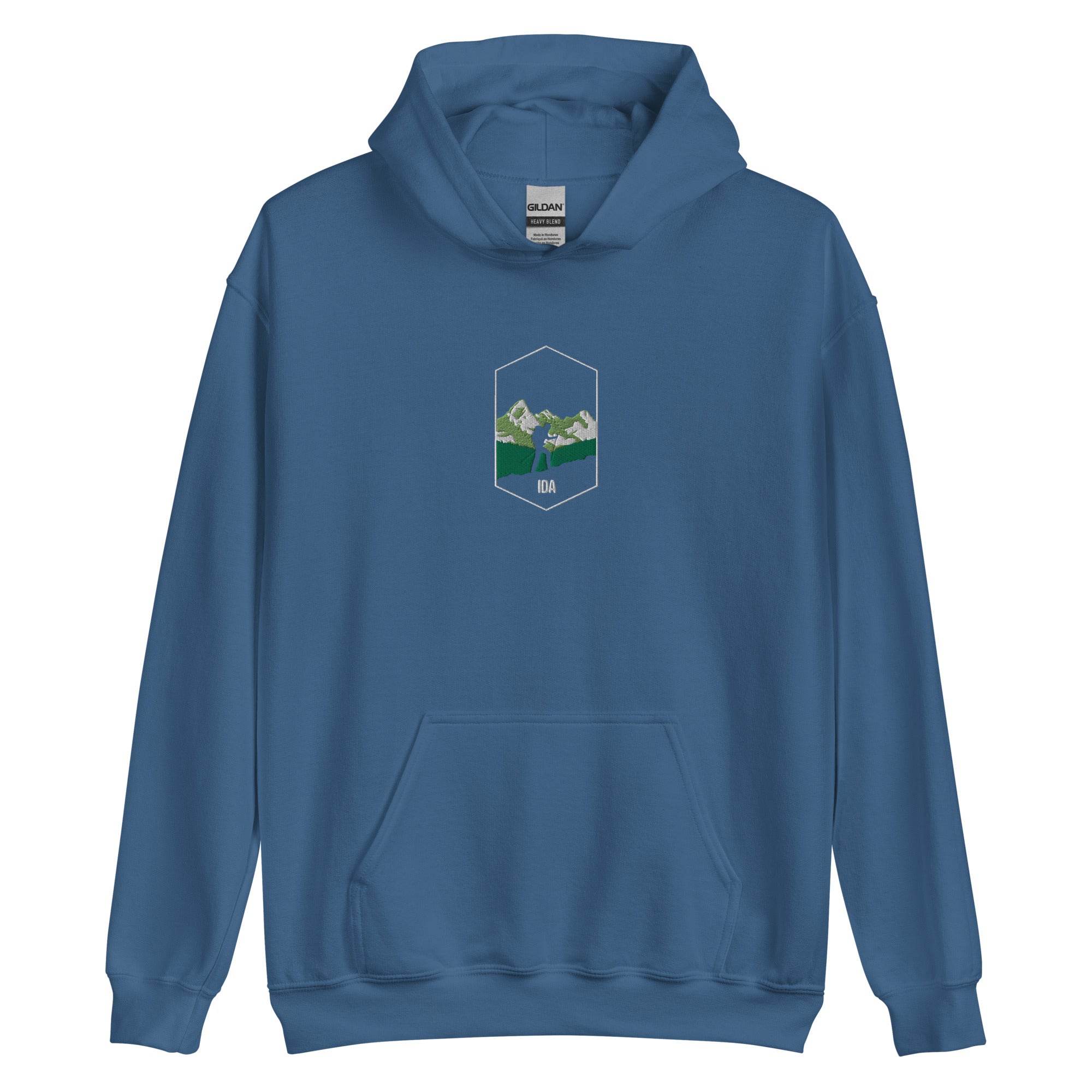 Unisex-Hoodie explorer bestickt