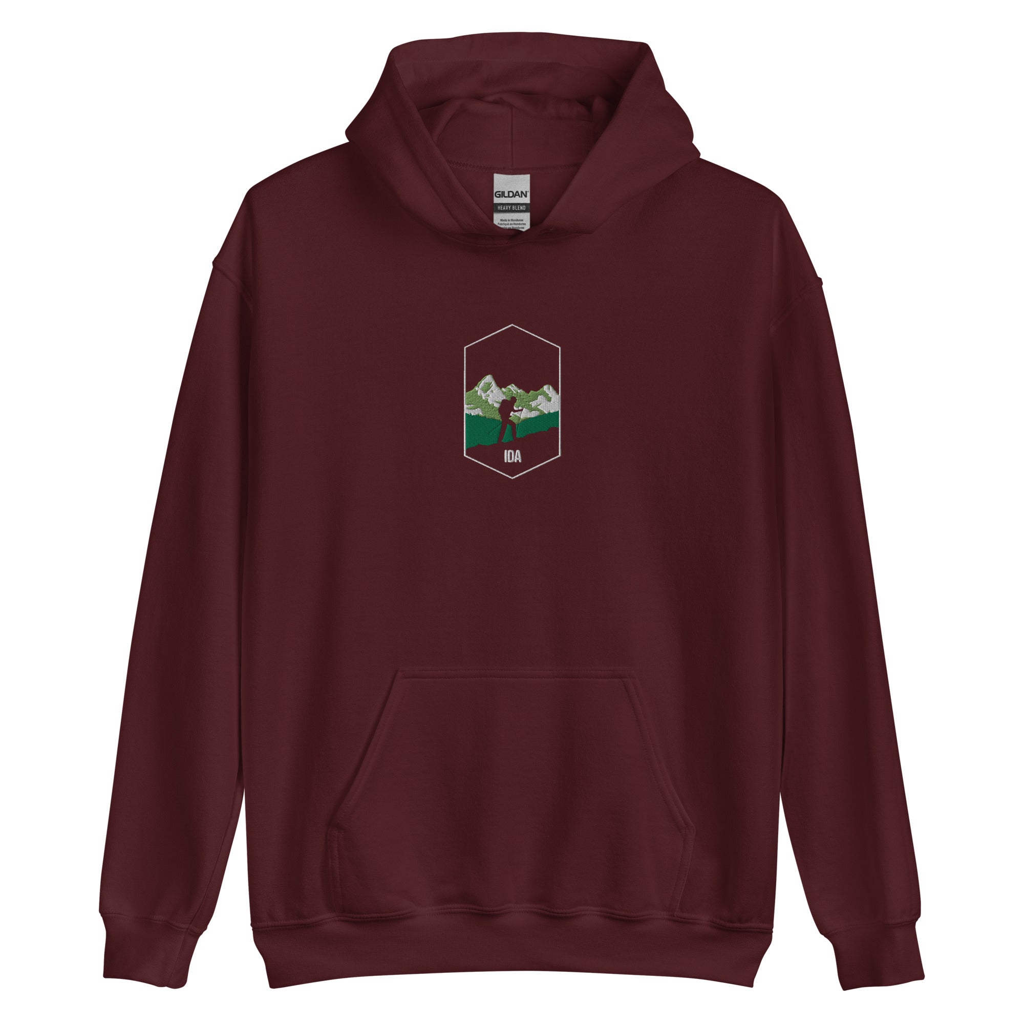 Unisex-Hoodie explorer bestickt