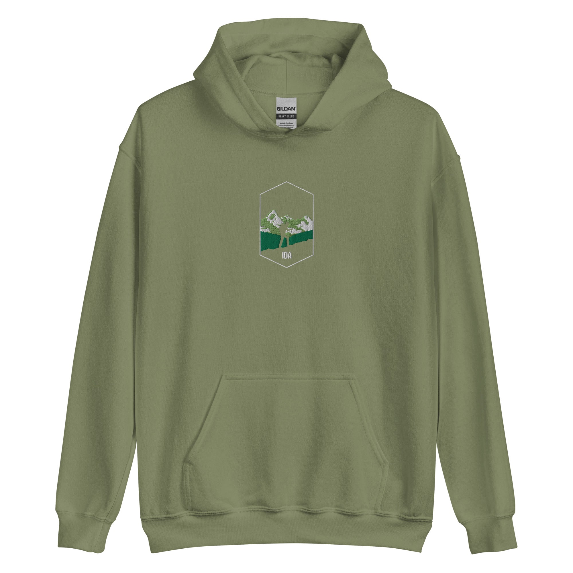 Unisex-Hoodie explorer bestickt