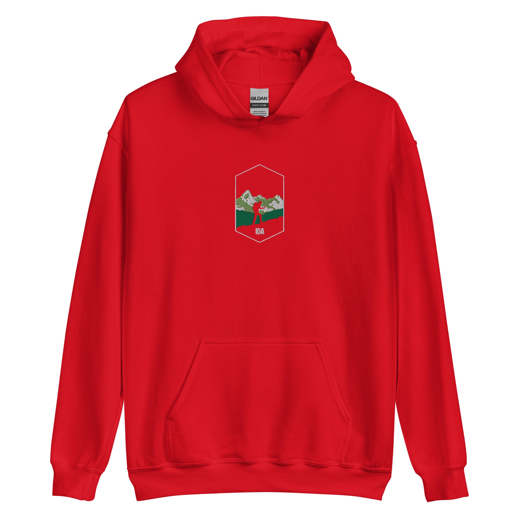 Unisex-Hoodie explorer bestickt