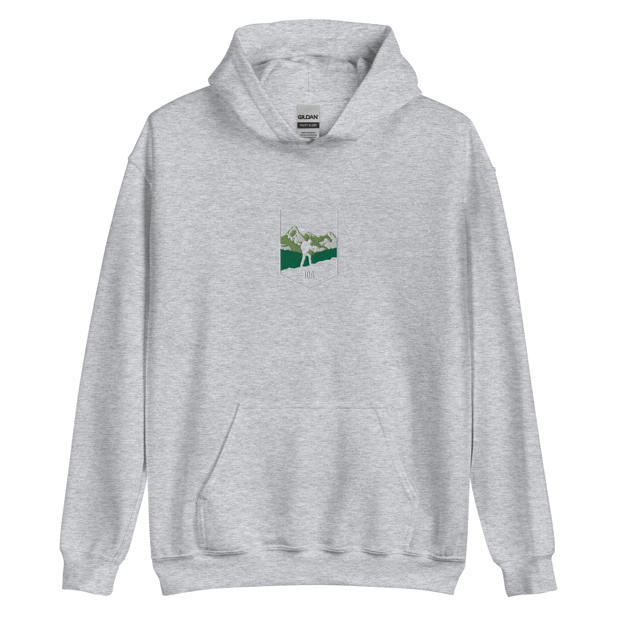 Unisex-Hoodie explorer bestickt