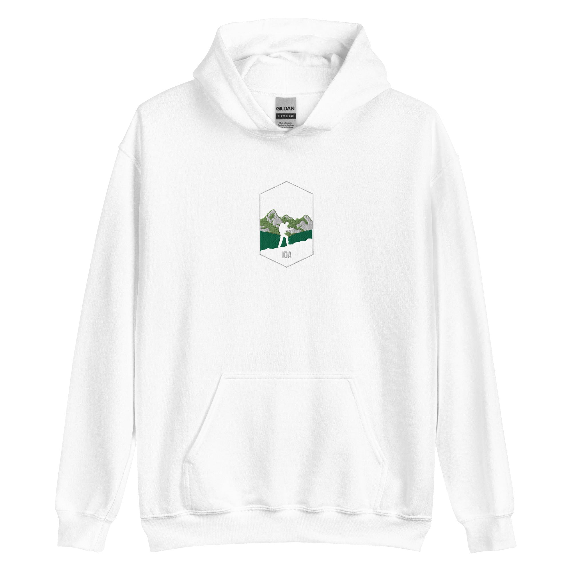 Unisex-Hoodie explorer bestickt